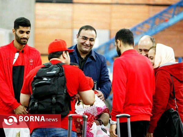 بازگشت تیم فوتبال پرسپولیس به ایران