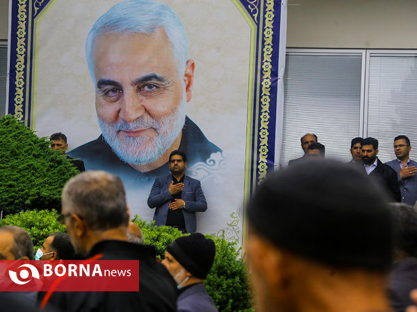 تشییع پیکر شهدای گمنام در ساری