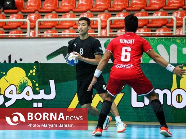 دیدار هندبال تیم های الکویت کویت - تاشکند ازبکستان