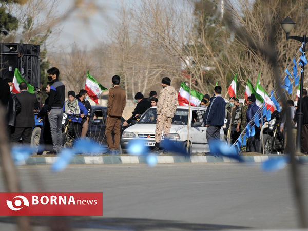 رژه نیروی های موتوری و خودرویی 22 بهمن- شهرستان قدس