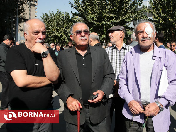 تشییع پیکر جعفر کاشانی پیشکسوت فوتبال