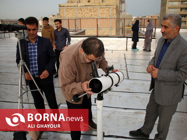 تلاش برای رویت هلال ماه شوال در ارومیه 