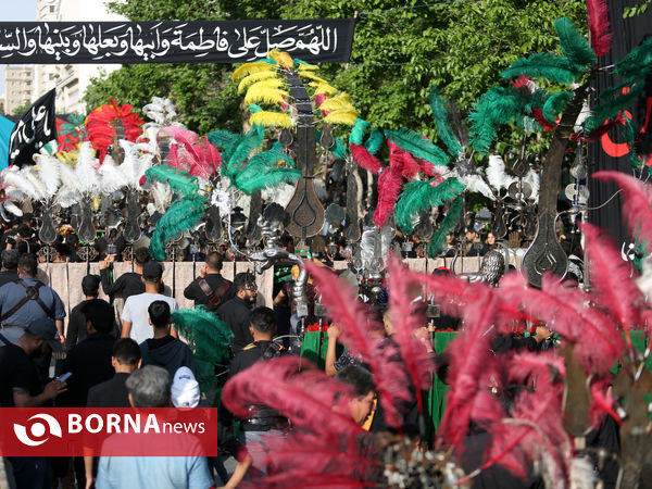دسته عزای شهادت حضرت علی(ع) در شهر مشهد