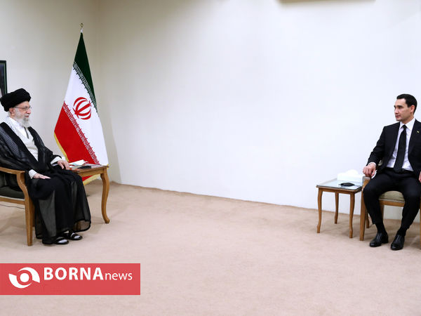 دیدار رییس‌جمهوری ترکمنستان با رهبر انقلاب