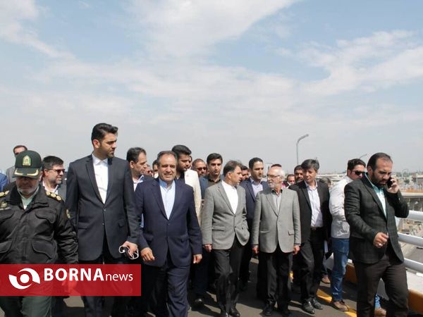 افتتاح پل ورودی غیر همسطح شهرستان قدس