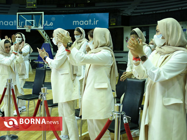 مراسم رونمایی از پیراهن تیم ملی بسکتبال بانوان