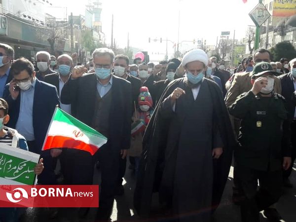 راهپیمایی روز ۲۲ بهمن - شهرستان قرچک