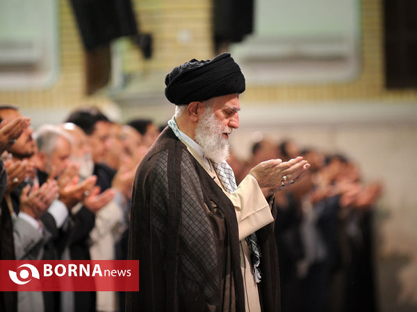 مراسم سوگواری امام علی (ع) درحضور رهبر معظم انقلاب