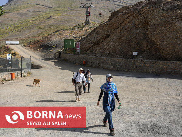 صعود بر بلندای تهران با پرچم سیدالشهدا