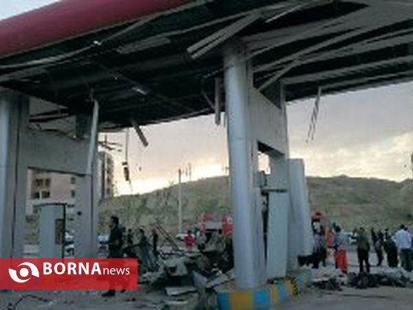 انفجار جایگاه گاز در مسجدسلیمان