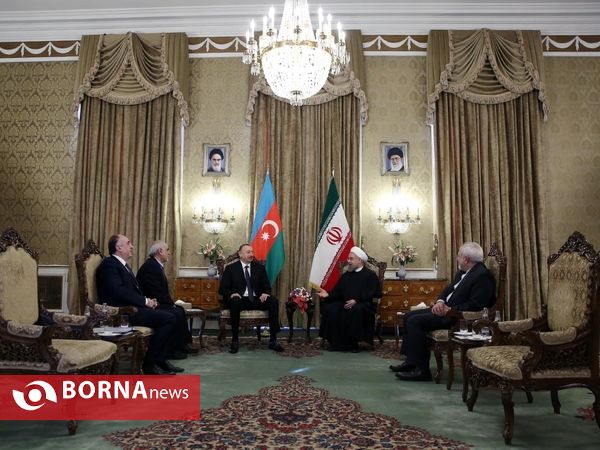 مراسم استقبال رسمی از رئیس جمهوری آذربایجان