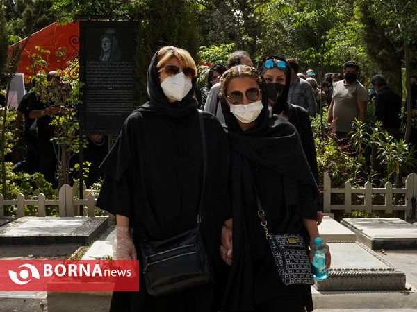 تشییع و خاکسپاری پیکر شهلا ناظریان