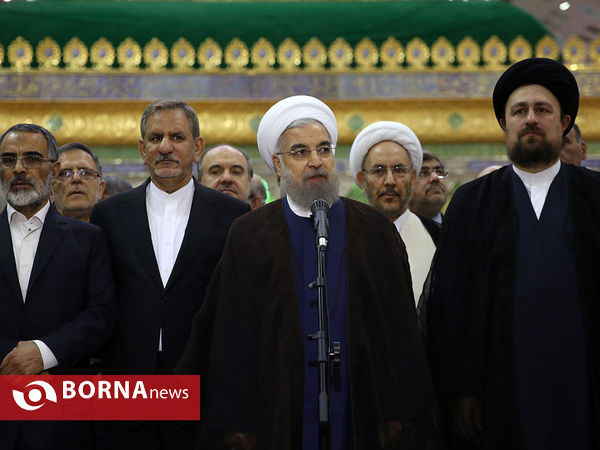 تجدید میثاق رییس جمهوری و اعضای دولت با آرمان های امام راحل و شهیدان