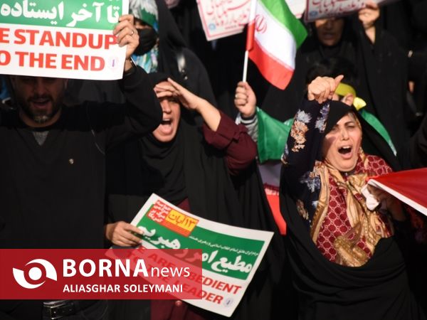 راهپیمایی ۱۳ آبان در گرگان