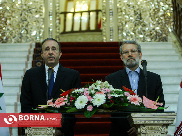 نشست مشترک روسای مجلس ایران و سوریه