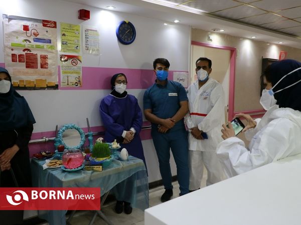 سال نو در کنار کادر درمان جنوب غرب خوزستان