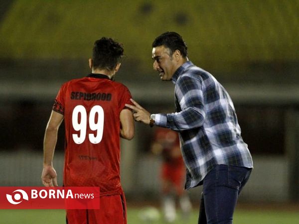 دیدار تیم های فوتبال سپیدرود رشت _ اسپاد تهران