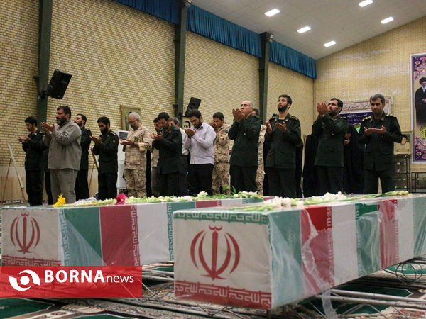 استقبال از شهدای گمنام در فرودگاه شیراز