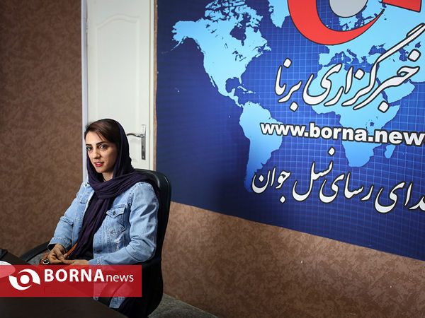 حضور " الناز رکابی " در خبرگزاری برنا