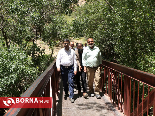 بررسی وضعیت اماکن گردشگری سپیدان توسط متولیان گردشگری فارس