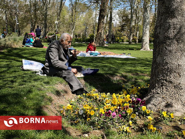 سیزده به در در پارک لاله تهران