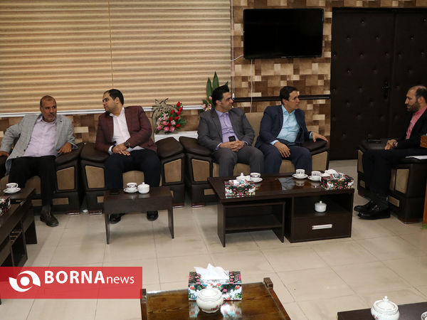 دیدار مدیرکل ورزش و جوانان استان اصفهان با فرماندار شهرستان لنجان