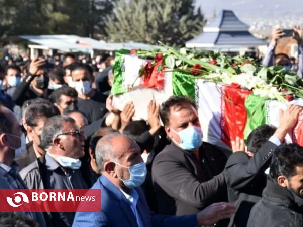 مراسم استقبال از پیکر معلم و خبرنگار فرهیخته کهگیلویه و بویراحمدی در یاسوج