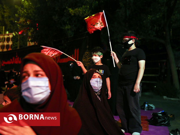 عزاداری شب تاسوعای حسینی (ع) در میدان فلسطین تهران