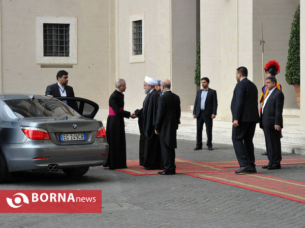 دیدار دکتر روحانی با پاپ فرانسیس و نخست وزیر واتیکان