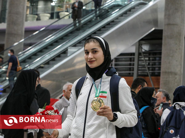 استقبال از تیم ملی تکواندو ایران ٬ قهرمان المپیک ناشنوایان برزیل