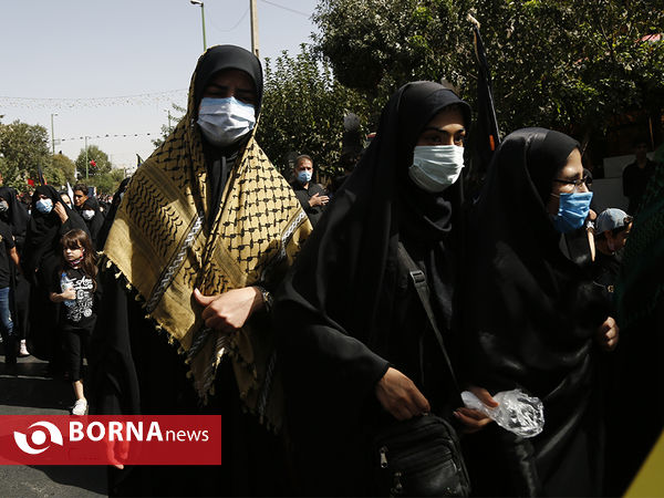 مراسم پیاده‌روی جاماندگان اربعین در تهران 2