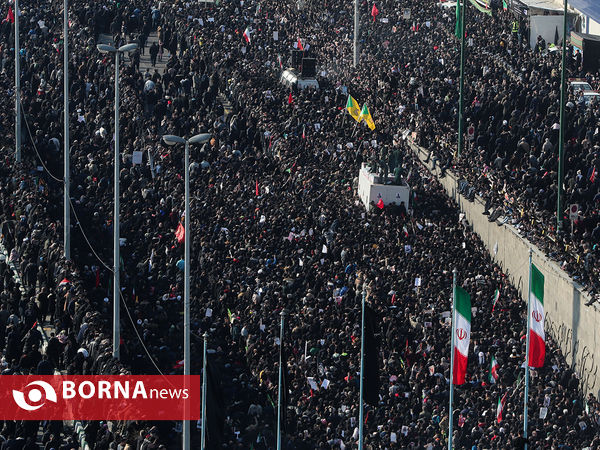 تشییع پیکر سردار شهید حاج قاسم سلیمانی در تهران