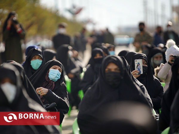 آیین رونمایی از المان شهید محسن فخری زاده