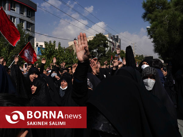 تشییع پیکر طلبه شهید آرمان علی‌وردی