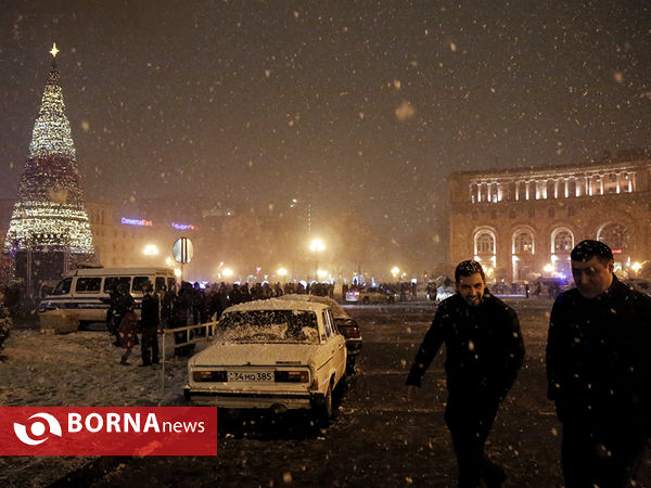 حال و هوای سال نو میلادی در ارمنستان