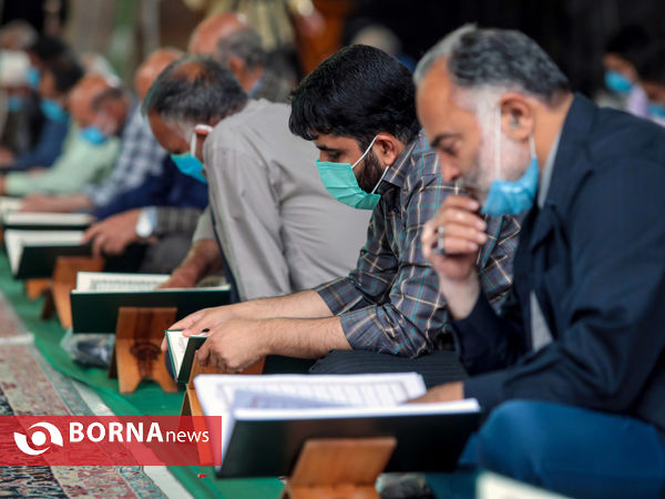 ترتیل خوانی قرآن کریم در حرم مطهر رضوی