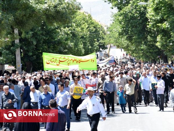 راهپیمایی روزجهانی  قدس در خرم آباد