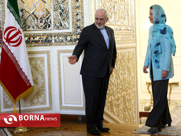 دیدار محمد جواد ظریف و فدریکا موگرینی
