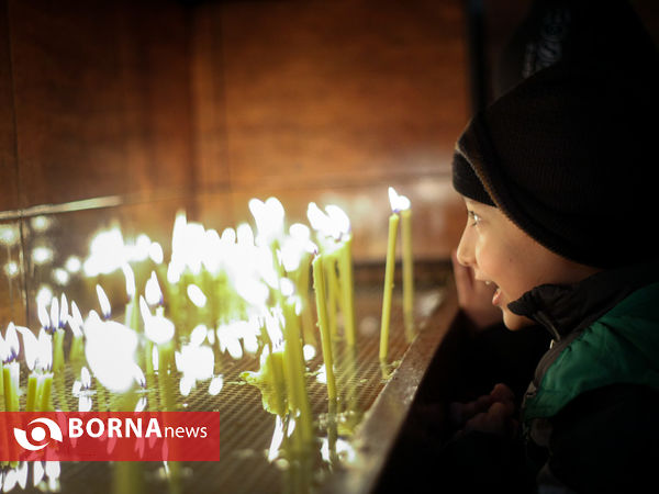 مراسم سال نو میلادی در کلیسای گریگور مقدس
