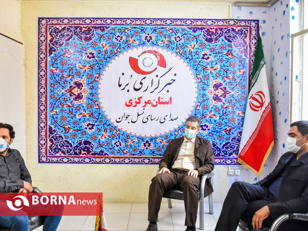 بازدید مدیرکل ورزش و جوانان از دفتر خبرگزاری برنا در استان مرکزی