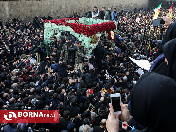 تشییع پیکر سردار شهید حاج قاسم سلیمانی در تهران