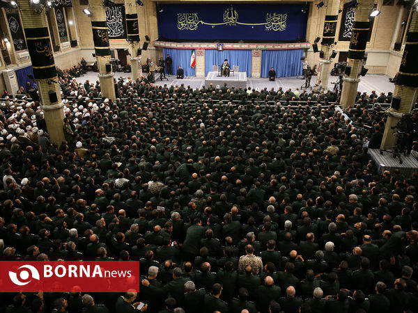 دیدار مجمع عالی فرماندهان سپاه با فرمانده کل قوا