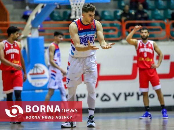 دیدار تیم های بسکتبال نبوغ - توفارقان