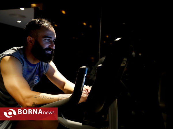 تمرین استقلال در سالن وزنه
