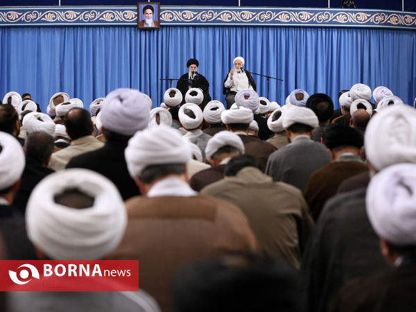 جلسه‌ی درس خارج فقه حضرت آیت‌الله العظمی خامنه‌ای