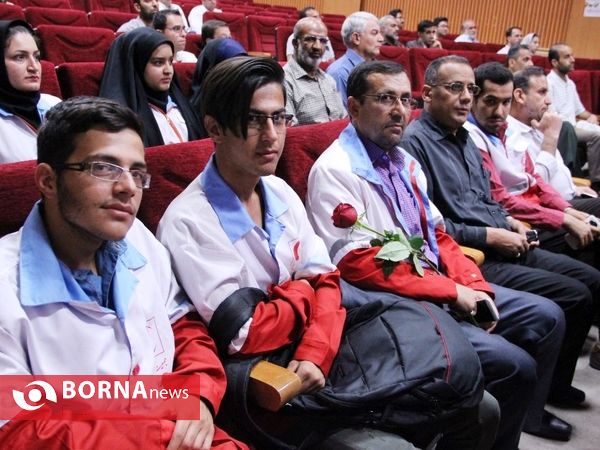 مراسم تجلیل از اهداکنندگان مستمر خون استان فارس‎