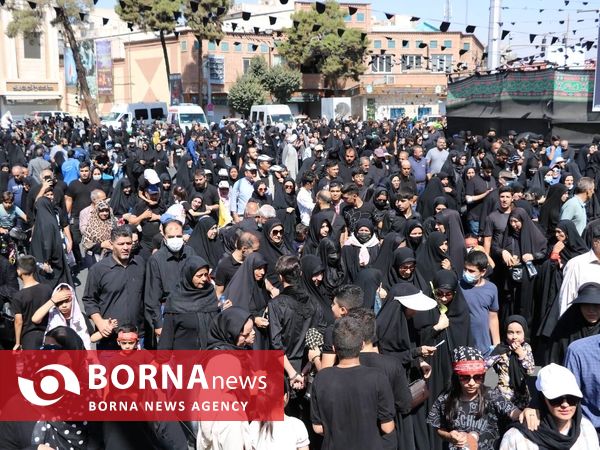 پیاده روی جاماندگان اربعین در شهرستان ری