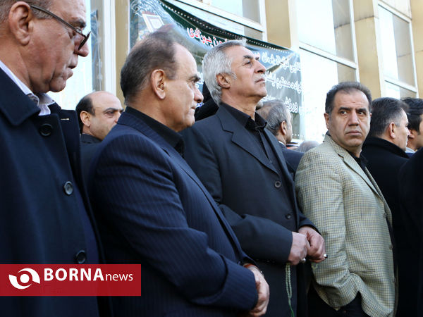 تشییع پیکر مرحوم همایون بهزادی