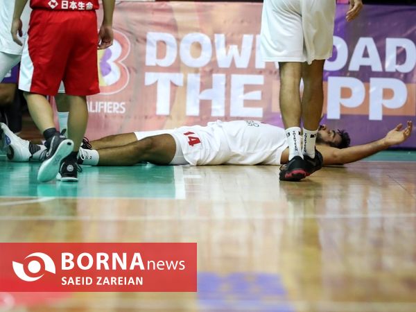 دیدار تیم های بسکتبال ایران - ژاپن