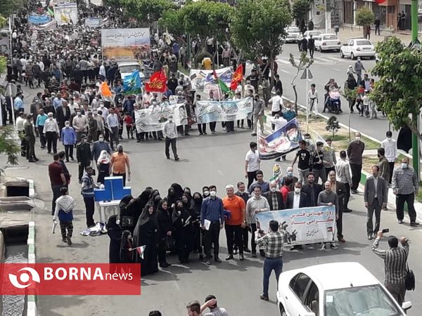 راهپیمایی روز قدس_ شهرستان قرچک